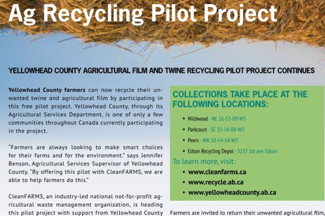 Ag Recycling Pilot Project